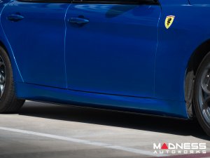 Alfa Romeo Giulia Side Skirts - Carbon Fiber - Lusso Alfa Romeo Giulia Side Skirts - Carbon Fiber - Lusso